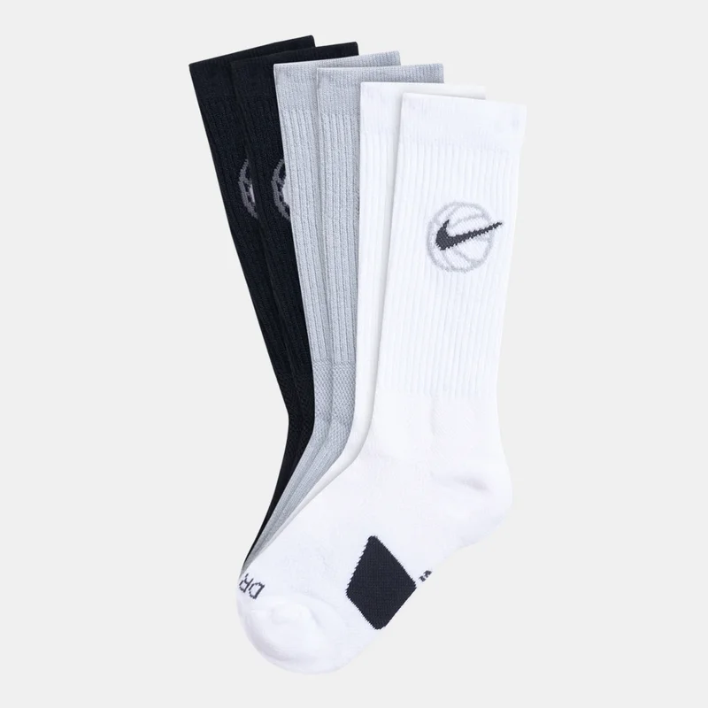 Nike Everyday Crew Basketball Socks (3 Pairs)